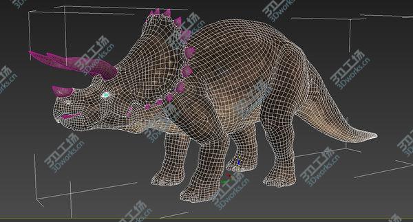 images/goods_img/20210312/Triceratops animations 3D model/5.jpg